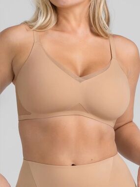 Honeylove XL Nude Wireless Lift Bra Beige Seamless Shaping Comfort Bra